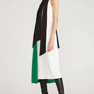 NWT Easton C color block Dress Halston